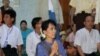 Burmese Dissident Leader Draws Crowds Outside Rangoon