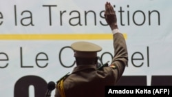 Le colonel Assimi Goita, leader de la junte, à Bamako, au Mali, le 7 juin 2021.