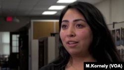 Fernanda Castillo, a paralegal with the Pennsylvania Immigration Resource Center, is among the staffers who conduct detainee orientation classes.