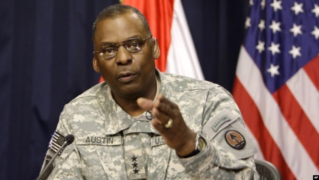 Panglima Komando Pusat AS yang membawahi kawasan Timur Tengah , Jenderal Lloyd Austin (foto: dok).