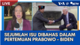 Laporan VOA untuk SCTV: Sejumlah Isu Dibahas dalam Pertemuan Prabowo dan Joe Biden