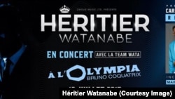 e officielle de l’annonce du concert du chanteur Héritier Watanabe, 15 juillet 2017. (Facebook/ Héritier Watanabe)