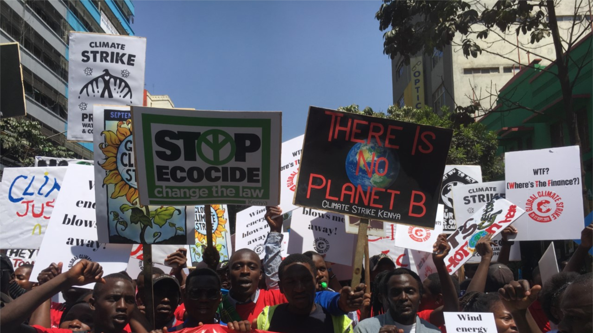 Kenyans Join Climate Change Protests