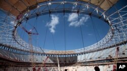 Dalam rangka menyukseskan penyelenggaraan Piala Dunia di Brazil PBB akan menyediakan berbagai macam fasilitas di luar stadion untuk tempat layanan dukungan serta sejumlah jasa keamanan (foto: dok).