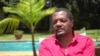 Hopewell Chin'ono says he sings for Zimbabwean youths so that they may know that corruption is the cause of their country’s poor economy and the average citizen’s poverty. (Columbus Mavhunga/VOA) 