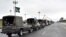 An army convey patrols during a partial lockdown after Pakistan shut all markets, public places and discouraged large gatherings amid an outbreak of coronavirus disease (COVID-19), in Islamabad, March 24, 2020.
