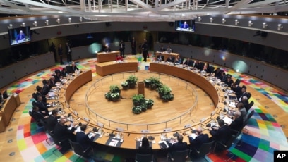European Union leaders meeting in Brussels