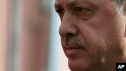 Turkish Prime Minister Recep Tayyip Erdogan is seen in a February 25, 2013, file photo.