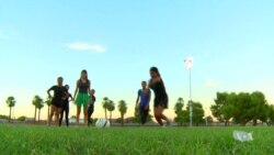 Young Refugees Learn About US on the Soccer Field