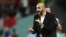 Morocco's coach Walid Regragui shouts on the sideline during a knock out Round of 16 clash against Spain at Education City Stadium, Al Rayyan in Qatar, December 6, 2022