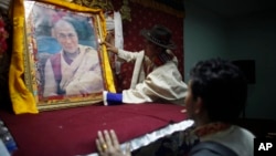 资料照 尼泊尔的西藏难民迎接藏历新年