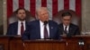 US lawmakers' reactions to Trump address reflect party lines