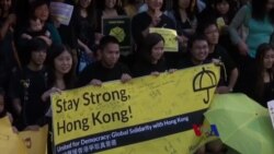 华盛顿集会声援香港人争取普选