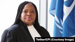 La procureure de la Cour Pénale Internationale Fatou Bensouda, à La Haye, 8 avril 2018. (Twitter/CPI)