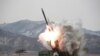 북한, 발사체 내륙으로 발사..."타격 정확성 과시 의도"