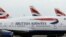 FILE - British Airways planes are parked at London's Heathrow Airport, Jan. 10, 2017.﻿﻿ 