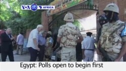 VOA60 Africa - Egypt: Polls open to begin first round of long-delayed parliamentary elections