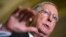 FILE - Senate Majority Leader Mitch McConnell of Kentucky says that "there have been broad requests for a clean continuing resolution. So that's what I've just offered."