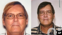 Tersangka pelaku pencabulan anak, William James Vahey pada 2013 (kiri) dan 2004. (AP/FBI)