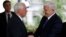 U.S. Vice President Mike Pence, left, shakes hands with Montenegro's Prime Minister Dusko Markovic after a meeting at the White House in Washington, June 5, 2017. Also on Monday, Montenegro formally became the 29th member of NATO during a State Department ceremony.