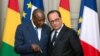 François Hollande accueille Alpha Condé à Paris