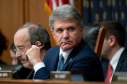FILE - Rep. Michael McCaul, R-Texas, attends a hearing on Capitol Hill in Washington, Oct. 23, 2019.