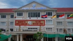柬埔寨西哈努克港的一家赌场。（美国之音朱诺拍摄，2013年5月16日）