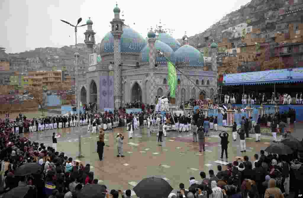 جشن نوروز در کابل، پایتخت افغانستان.