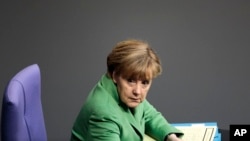 German Chancellor Angela Merkel, Nov. 25, 2014. 