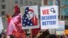 «Марш женщин на Вашингтон» собрал сотни тысяч человек