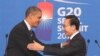 G20: Obama reúne-se com Hu Jintao e Angela Merkel