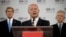 Britain's Foreign Secretary William Hague speaks at a news conference during the G8 Foreign Ministers meeting in London, April 11, 2013. 