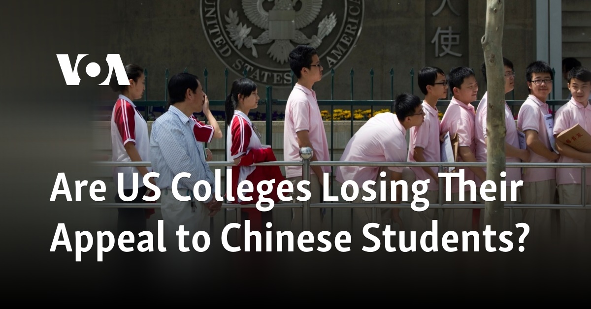 Are US Colleges Losing Their Appeal to Chinese Students? - Vimarsana News