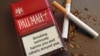 FILE - Pall Mall cigarettes, a Reynolds American brand, are arranged for a photo in Washington, DC. (Photo by Diaa Bekheet)