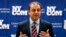 FILE - U.S. Attorney Preet Bharara is seen speaking at a conference Feb. 8, 2016, in Albany, New York. On Wednesday, Bharara disclosed the Panama Papers probe to a group of investigative journalists.