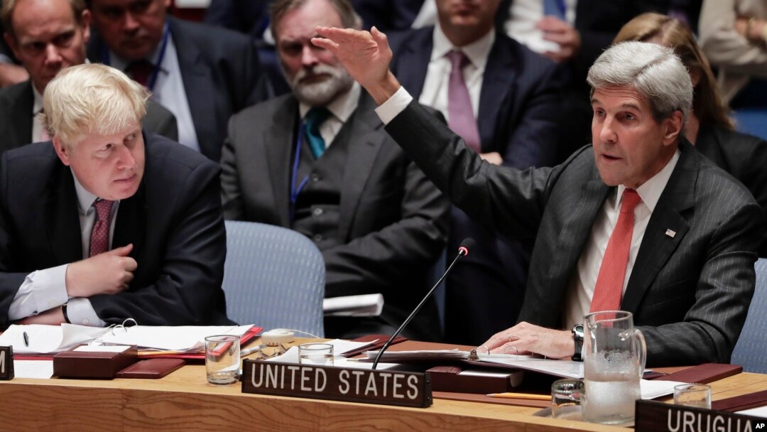Kerry dijo al Consejo de Seguridad de Naciones Unidas que una medida así podría restaurar la credibilidad en los esfuerzos para poner fin a la guerra civil en Siria.