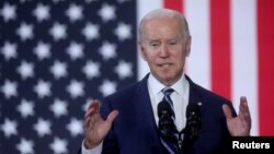 Presiden AS Joe Biden menyerukan kerja sama internasional untuk mengakhiri pandemi (foto: dok). 