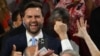 TOPSHOT - US Senator from Ohio and Republican vice presidential candidate J. D. Vance gives a thumbs up as he arrives during the first day of the 2024 Republican National Convention at the Fiserv Forum in Milwaukee, Wisconsin, July 15, 2024.