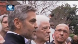 VOA60 Extra- George Clooney Arrested