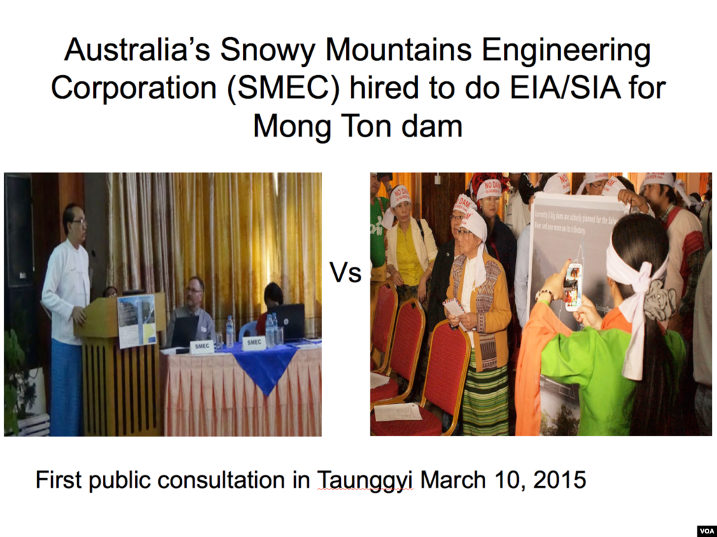 Consultations regarding the Mong Tam dam, March 10, 2015.