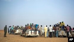 Migrants à Agadez au Niger le 4 juin 2018.