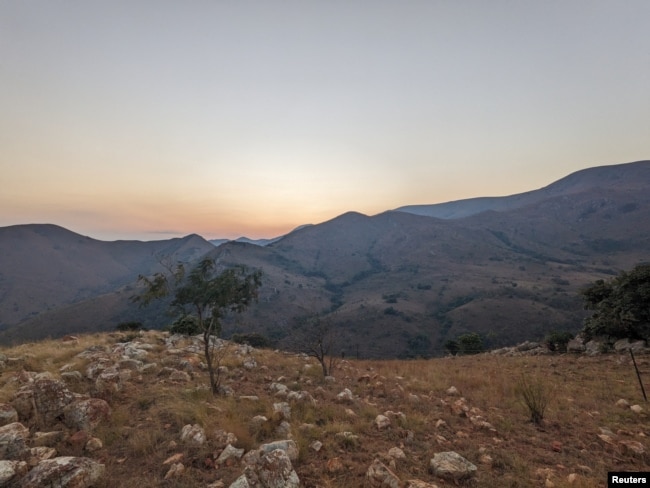 The landscape pictured during geological fieldwork in a region called the Barberton Greenstone Belt in northeastern South Africa, in this undated handout photograph obtained by Reuters. (Nadja Drabon/Handout via REUTERS)