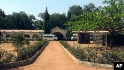 The empty Federal College of Forestry Mechanization school is shown following an attack by gunmen in Afaka Nigeria, March 12. 2021. 