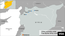 Northwestern Syria Rebel Controlled Areas