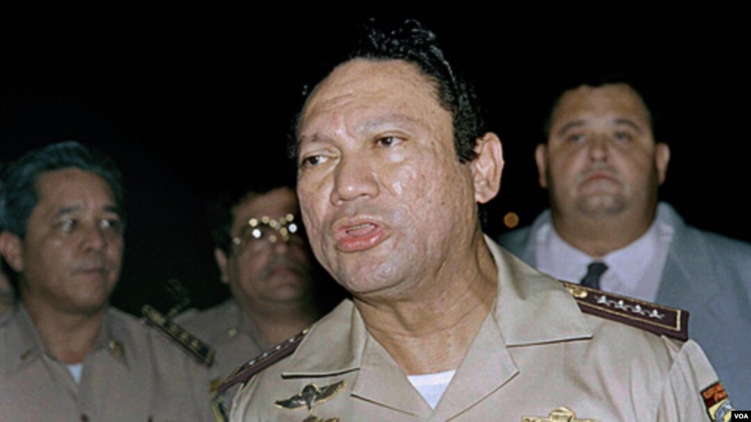 Mantan diktator Panama, Jenderal Manuel Noriega saat masih memerintah Panama tahun 1989 (foto: dok).