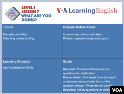 Let's Learn English - Level 1 - Lesson 7