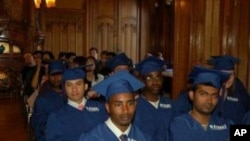 ገብረኪዳን ገ/ስላሰ ኣብ ስነ-ስርዓት ምረቓ