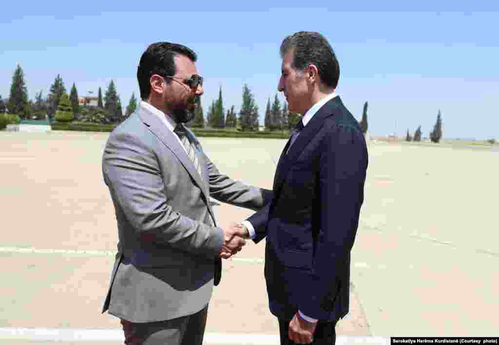 سەردانی نێچیرڤان بارزانی بۆ سوریا و کۆبونەوەی لەگەڵ ئەحمەد شەرع، سەرۆکی کاتیی سوریا