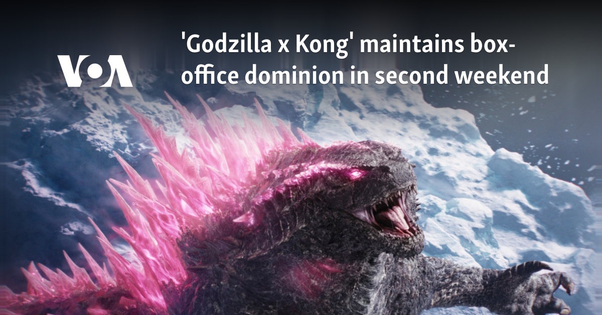 'Godzilla x Kong' maintains box-office dominion in second weekend