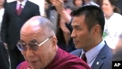 达赖喇嘛上星期访问美国加州（资料照）